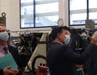 ENSTA Bretagne : Visite de l'ENSTA Bretagne par le recteur de l'académie de Rennes, Emmanuel Ethis, le 16 septembre 2021
