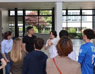 Visite de l'ENSTA par des collégiens et lycéens