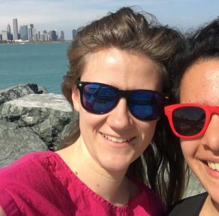 ENSTA Bretagne : Ophélia et Hélène, étudiantes ENSTA Bretagne en substitution à Chicago