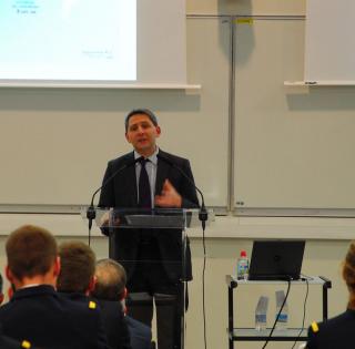 ENSTA Bretagne : Conférence d'Etienne de Durand sur la stratégie de défense.