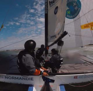 ENSTA Bretagne : Lola, sportive de haut niveau lors du Tour Voile 2019