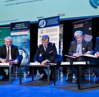 ENSTA Bretagne : Signature de la chaire de recherche cyberdéfense des systèmes navals