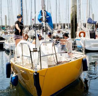 ENSTA Bretagne : sortie en mer pour les étudiants de l'ENSTA Bretagne sur le voilier habitable de l'école