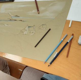 ENSTA Bretagne : Atelier d'ouverture culturelle dédié aux arts plastiques (dessin et scuplture)