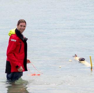 ENSTA Bretagne : Essais en mer de robot sous-marin à l'occasion du submeeting