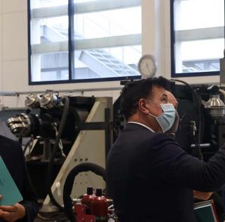 ENSTA Bretagne : Visite de l'ENSTA Bretagne par le recteur de l'académie de Rennes, Emmanuel Ethis, le 16 septembre 2021