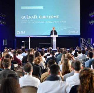ENSTA Bretagne : Parrainage de la promotion 2022 par Guénaël Guillerme