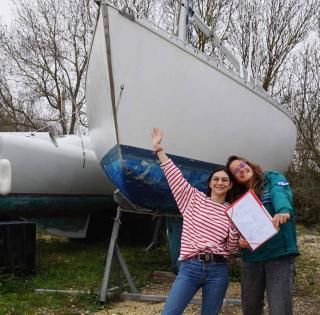 ENSTA Bretagne : Projet de 2 étudiants de tour de l'Atlantique nord à la voile