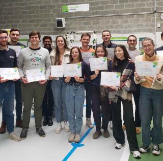 ENSTA Bretagne : les élèves-ingénieurs avec leur certification "Yellow belt" au lean management durable