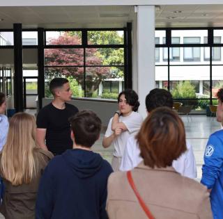 Visite de l'ENSTA par des collégiens et lycéens