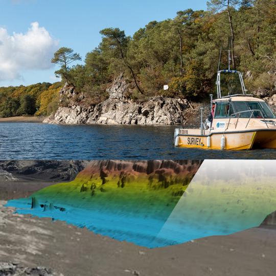 ENSTA Bretagne : Hydrographie, cartographie du fond du lac de Guerlédan