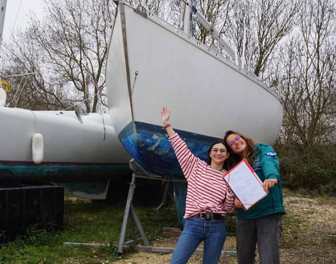 ENSTA Bretagne : Projet de 2 étudiants de tour de l'Atlantique nord à la voile