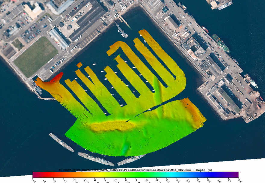 ENSTA Bretagne: Levé hydro marina du chateau Brest